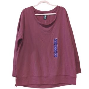 Active Life Women Crushed Berry Sz XXL Sweatshirt‎
